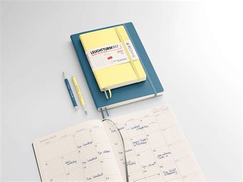Leuchtturm1917 Softcover Monthly Planner with Notebook .